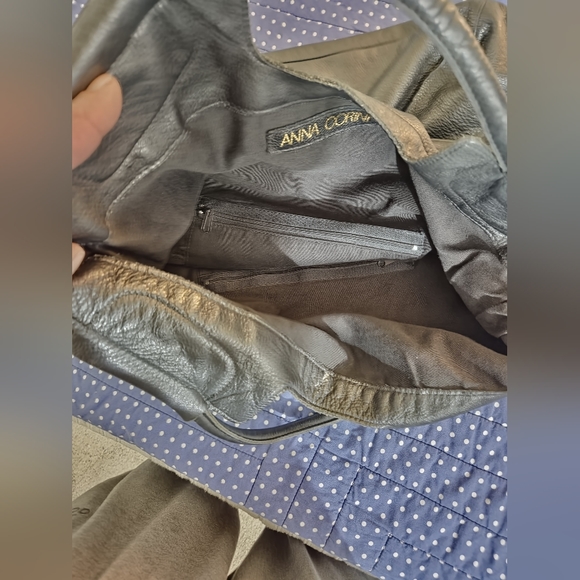 ANNA CORINNA LEATHER TOTE BAG - Picture 3 of 6